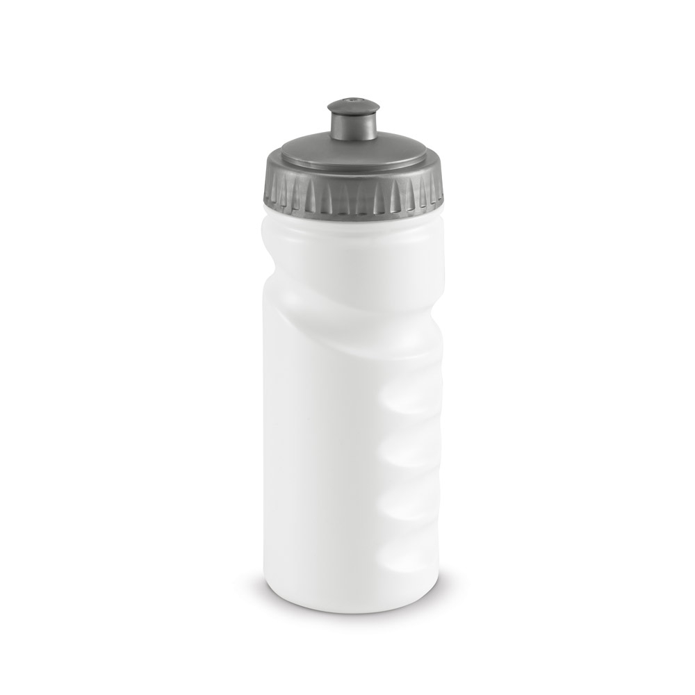 Gourde en plastique publicitaire 530 ml Argenté satiné